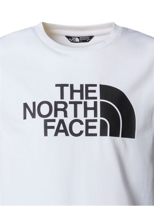 T-shirt bambino The North Face bianca con logo NORTH FACE | NF0A8EHGFN4